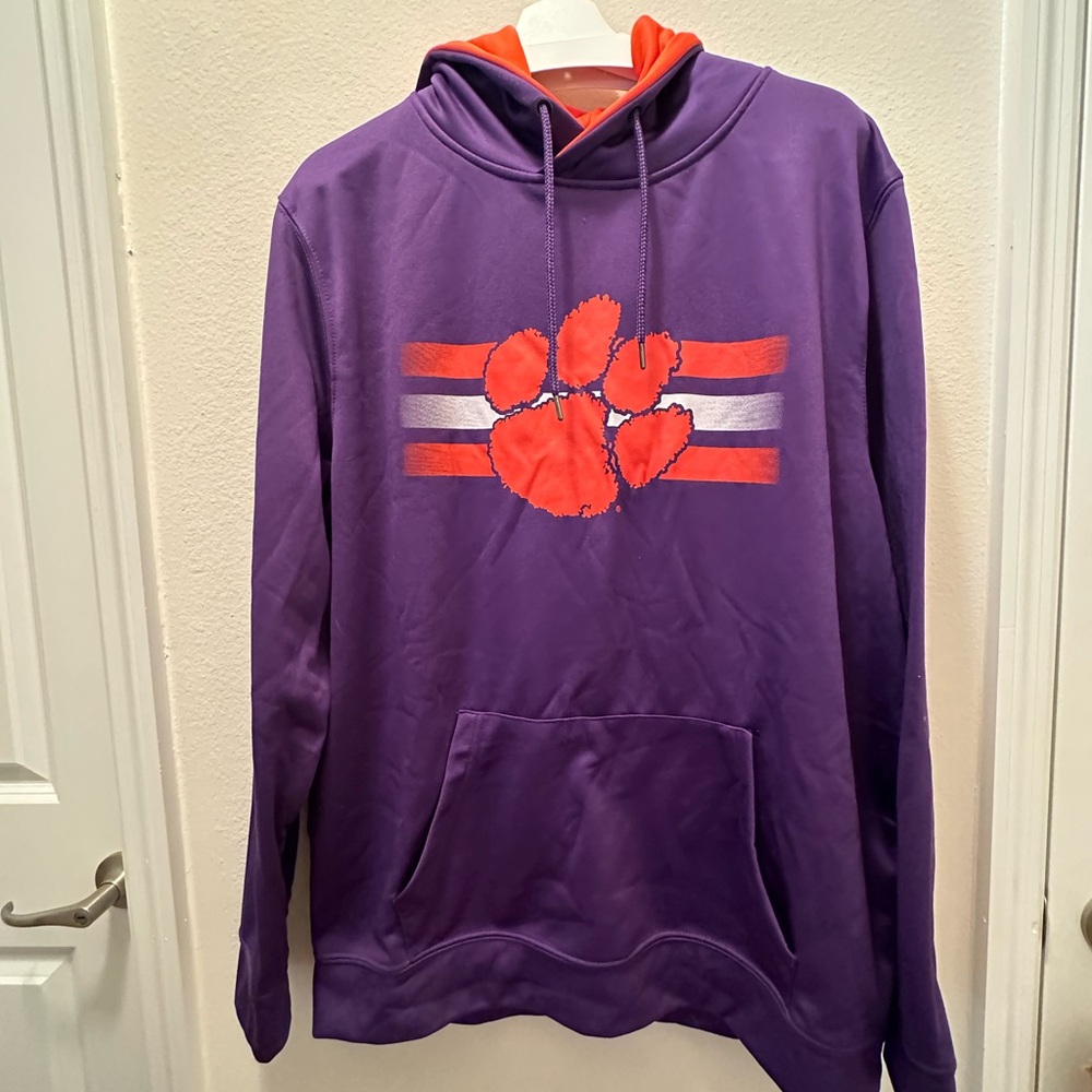 Colosseum Purple and Orange Men's Hoodie